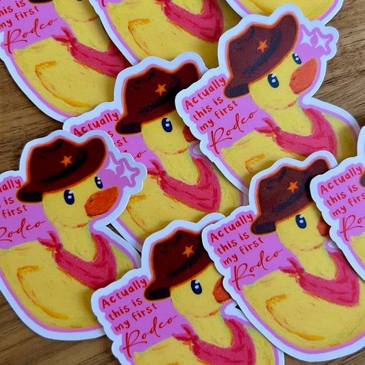 Rodeo Duck | Vinyl Sticker