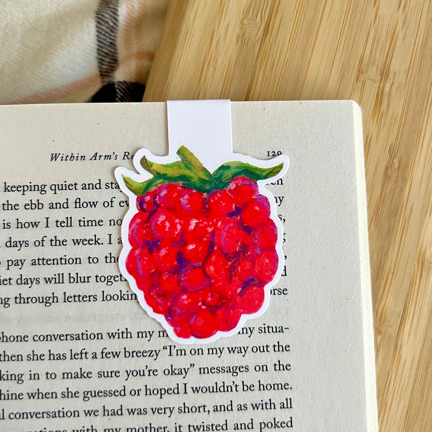 Raspberry | Magnetic Bookmark