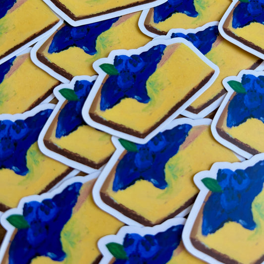 blueberry cheesecake stickers