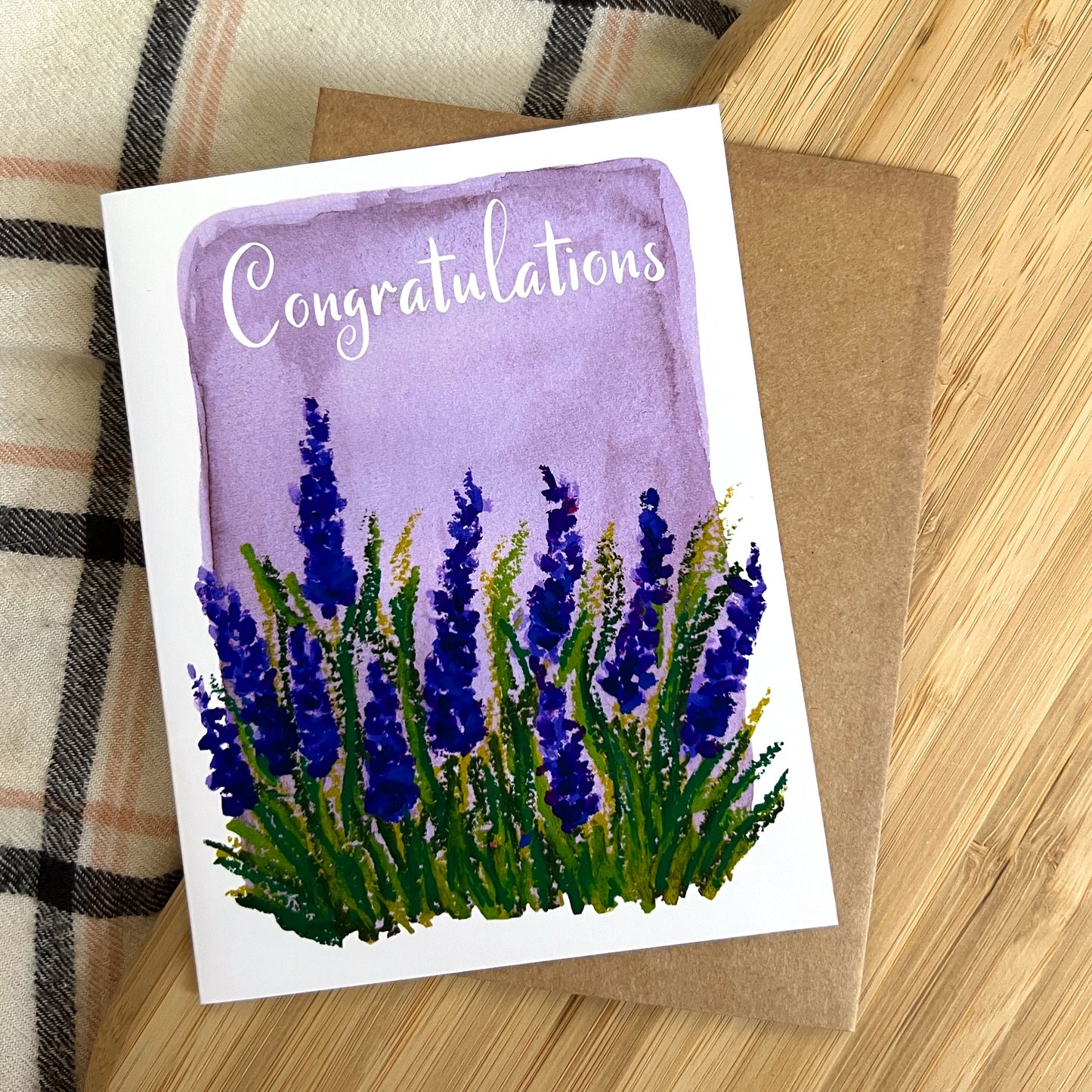 Congratulations Lavender | Greeting Card