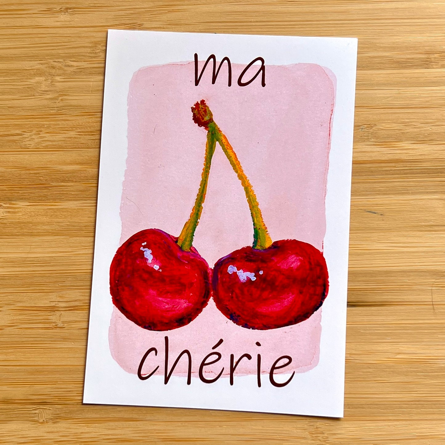 Ma Cherie | Art Print | 4"x6"