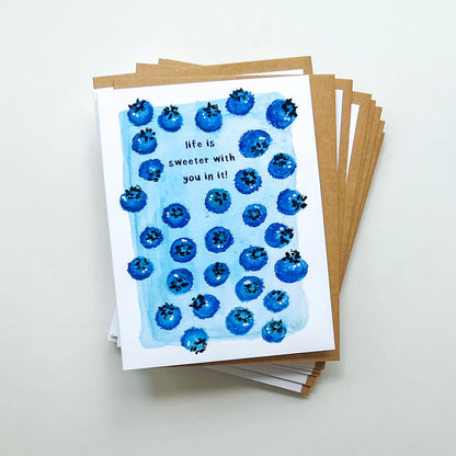 Life is Sweeter With You In It | Greeting Card