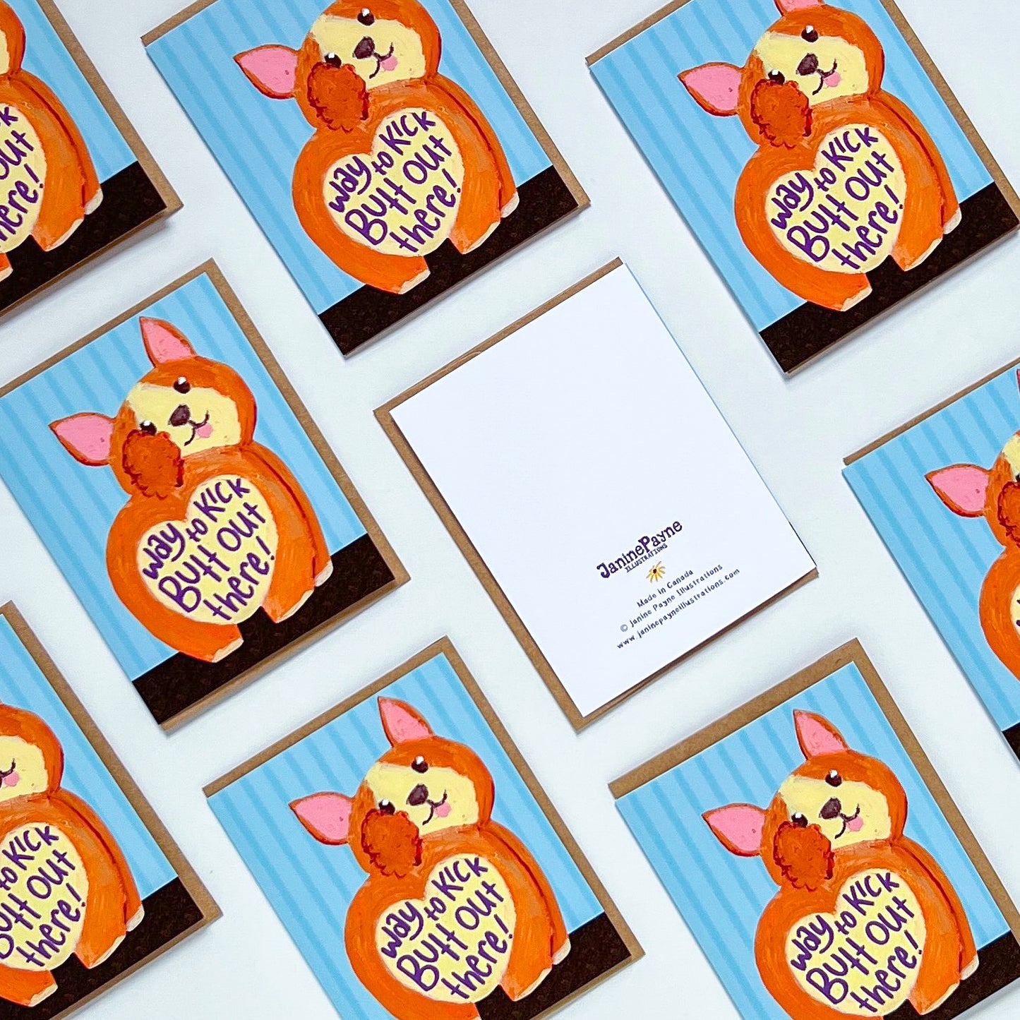 Way To Kick Butt Out There | Greeting Card