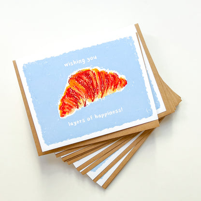 Layers of Happiness | Greeting Card