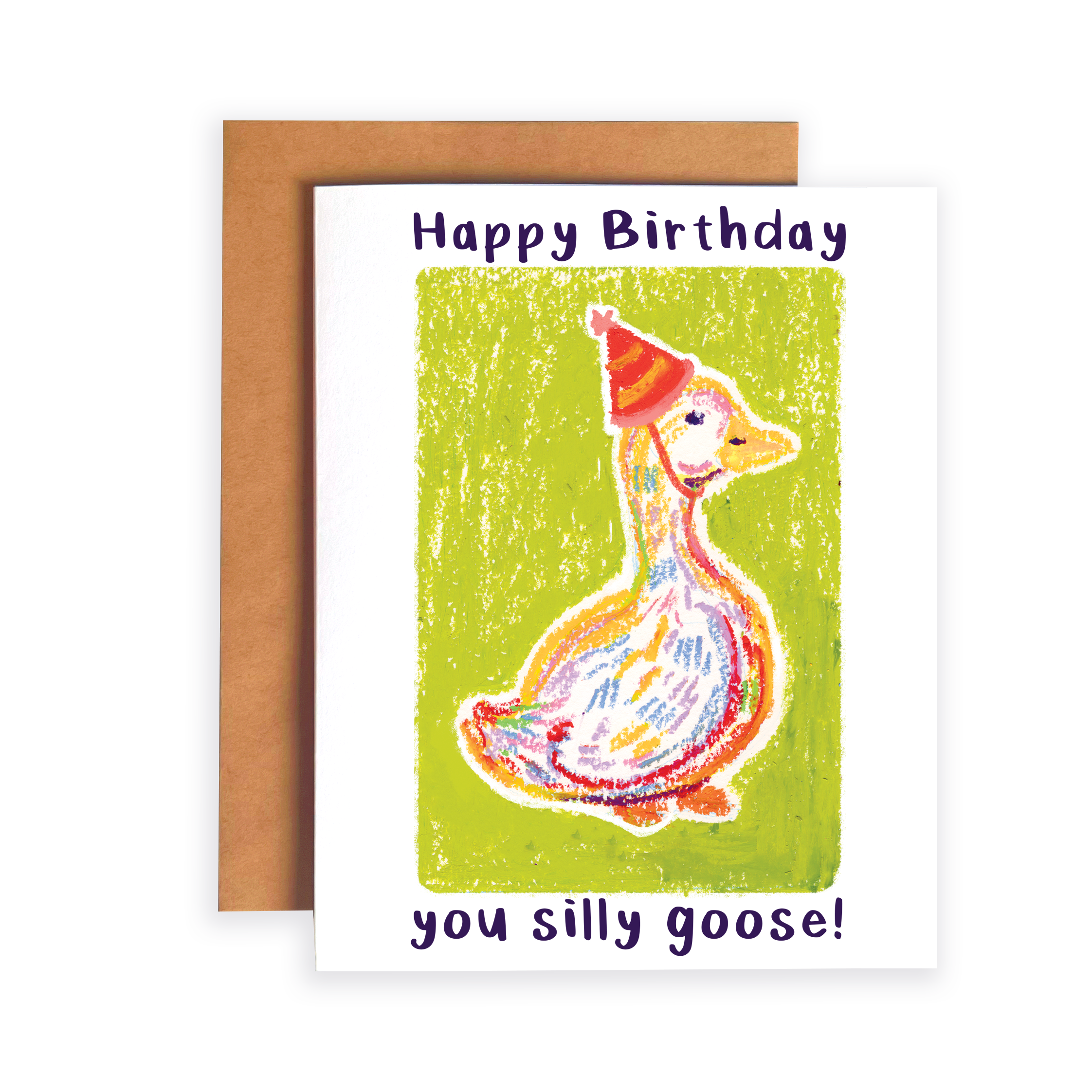 Happy Birthday You Silly Goose | Greeting Card – Janine Payne Illustrations