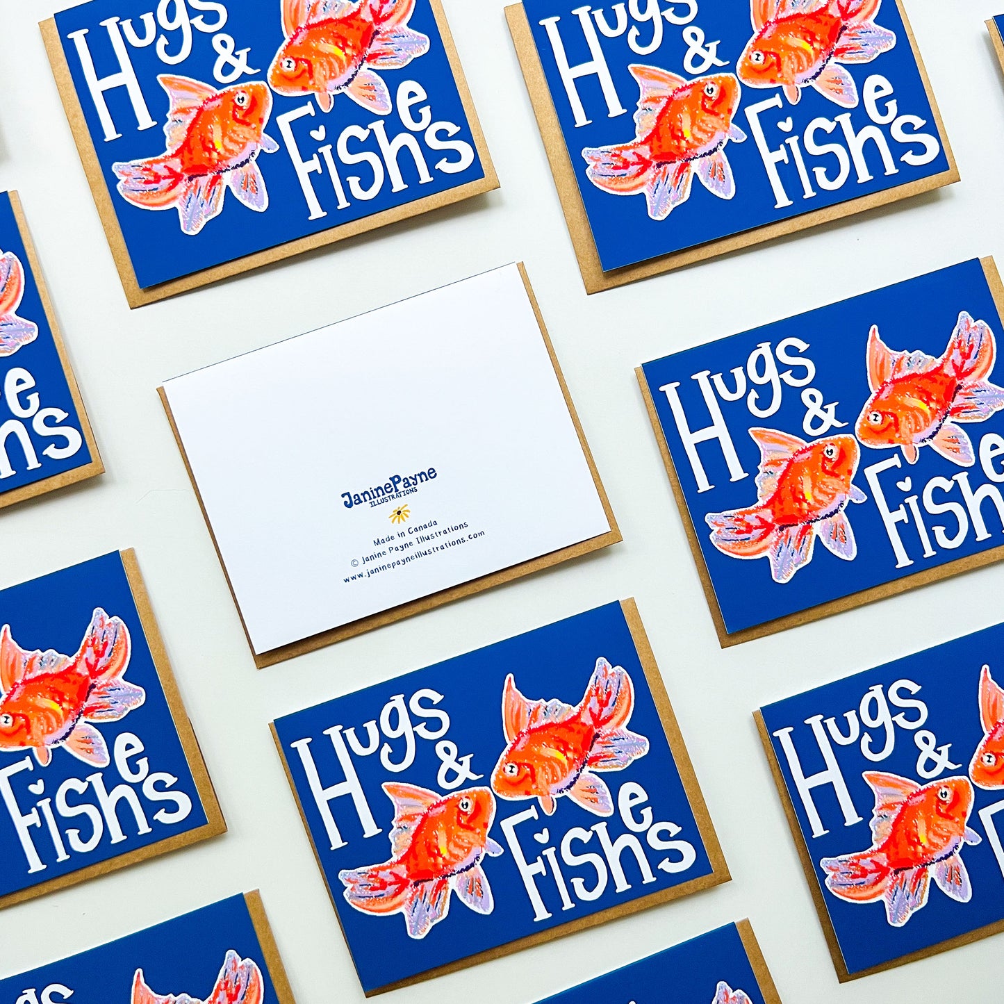 Hugs & Fishes | Greeting Card