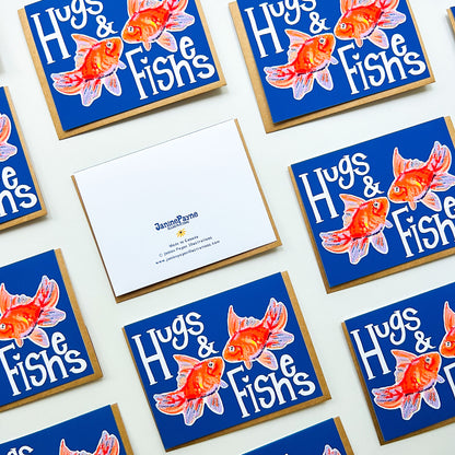 Hugs & Fishes | Greeting Card