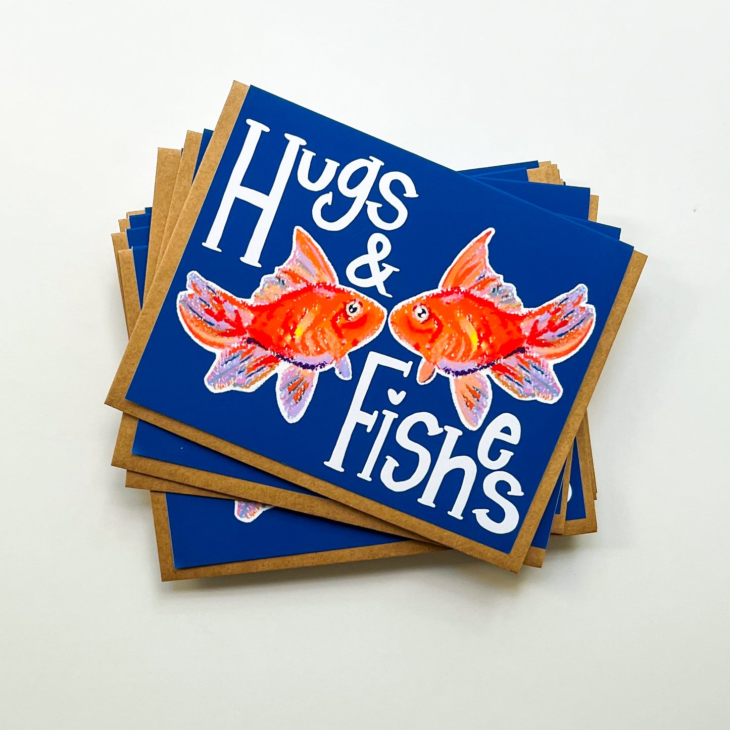 Hugs & Fishes | Greeting Card