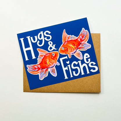 Hugs & Fishes | Greeting Card
