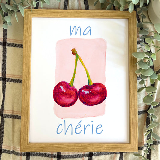 Ma Chérie | Art Print | 8 x 10