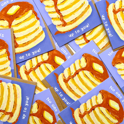 Pancake Stacks | Greeting Card