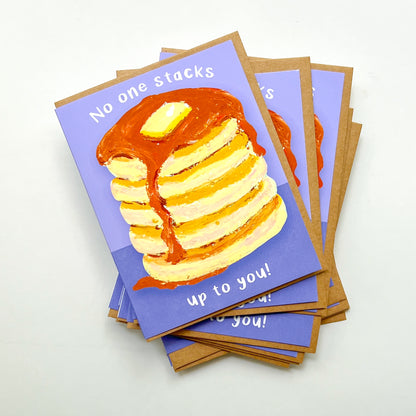 Pancake Stacks | Greeting Card