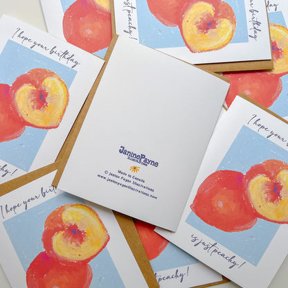 Just Peachy | Birthday Greeting Card