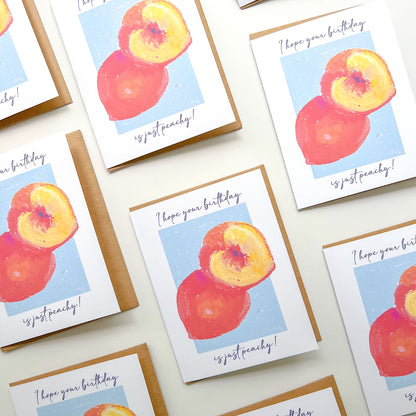 Just Peachy | Birthday Greeting Card