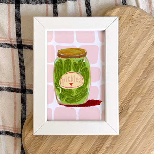 Pink Pickles | Art Print