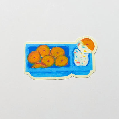 Sticker of dunkaroos on a white background