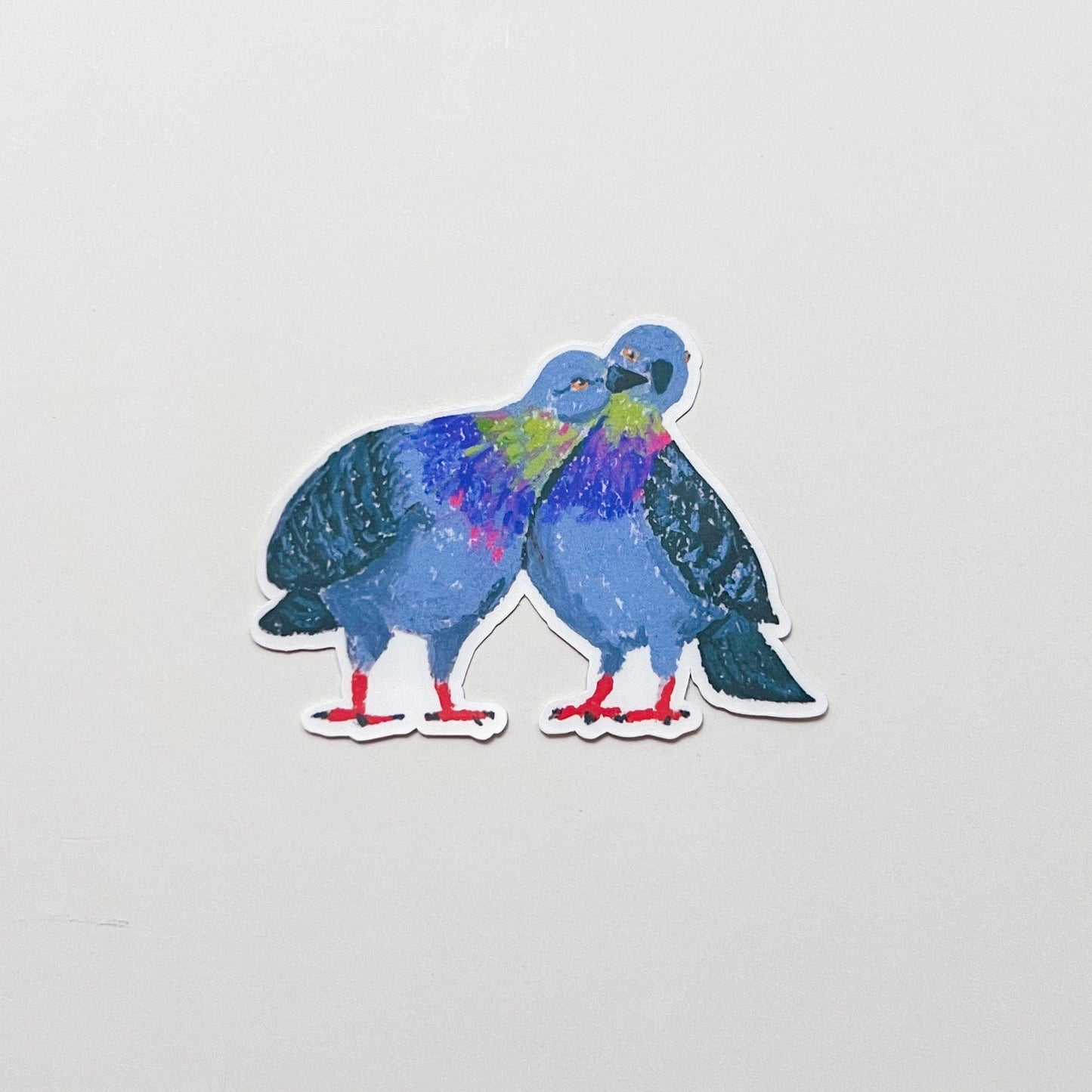 Pigeon Love | Matte Vinyl Sticker