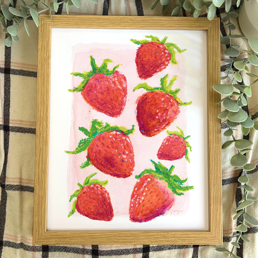 Sweet Strawberries | Art Print